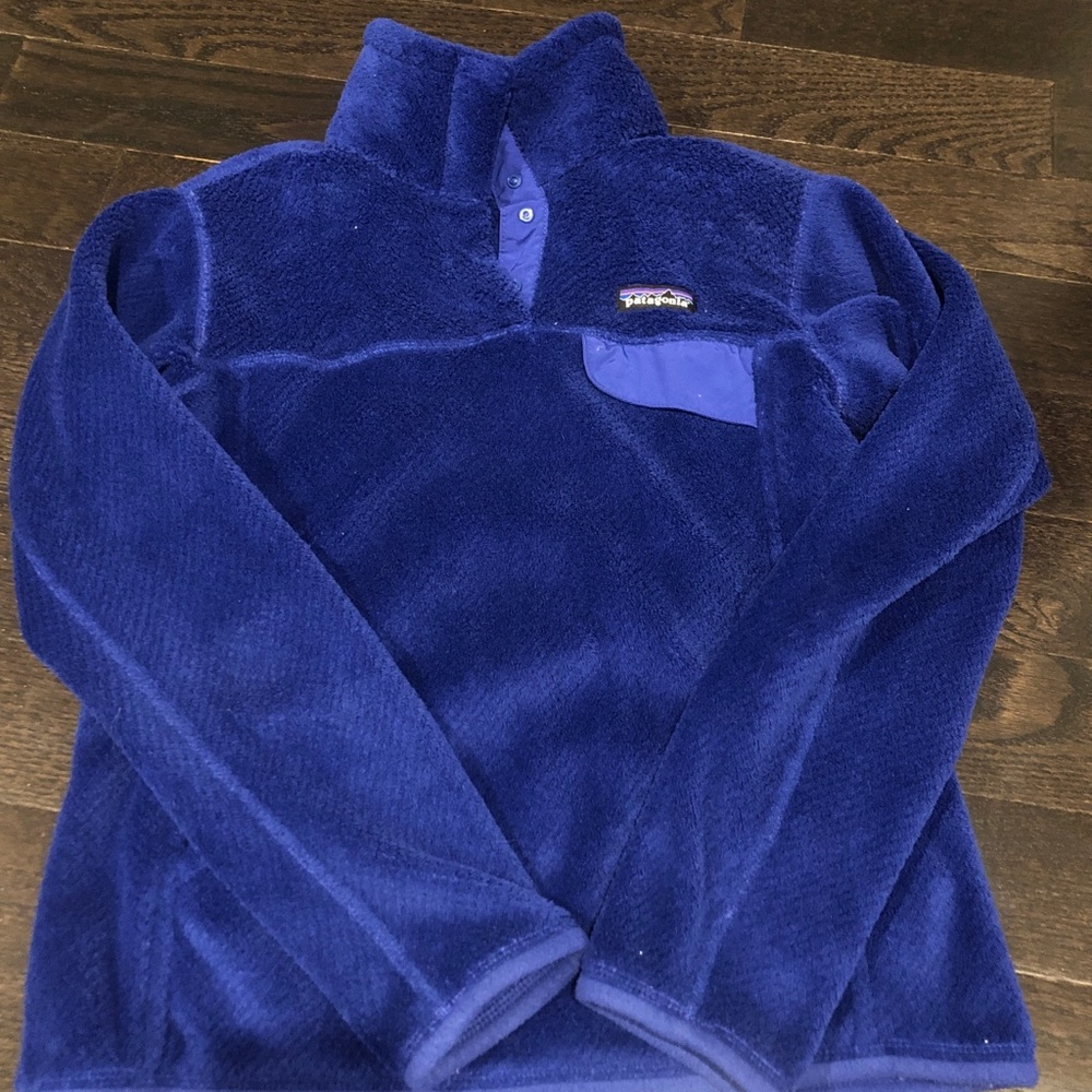 Patagonia Blue Fleece Pullover
